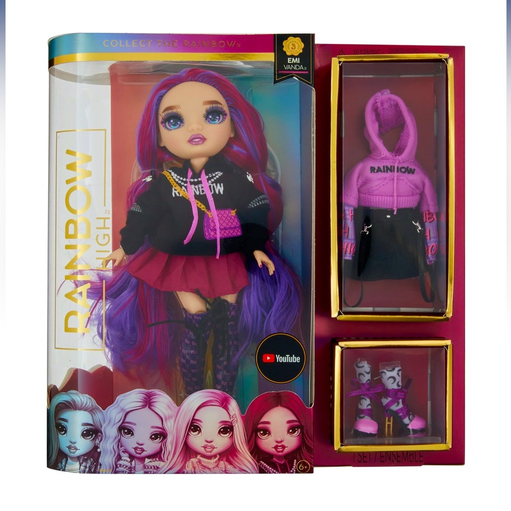 NEW! Rainbow High Doll Gift Set